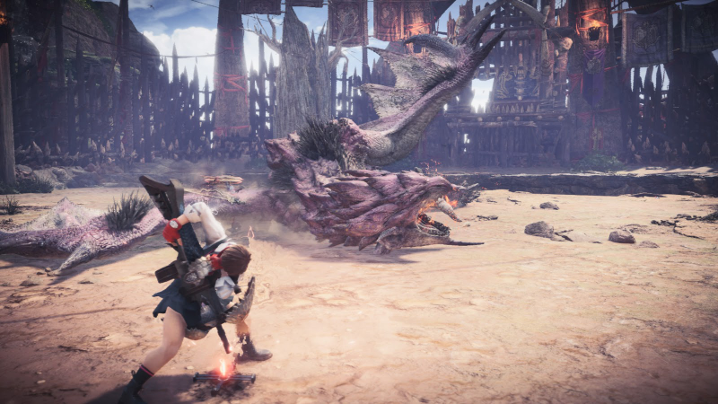 Illustration for article titled Monster Hunter: World's Sakura Costume Is Adorable But Not Very Useful
